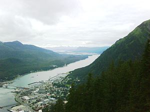 Mount Juneau, Juneau, and the Gastineau Channel